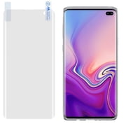 Samsung Galaxy S10 Plus, Galaxy S10+ Screen Protector with Curved Coverage Bubble Free Case Friendly [Full Coverage] HD Clear Applied TPU Film Screen Protector for Samsung Galaxy S10+ / S10 PLUS 6.4