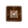 thumbnail image 3 of Premier Copper Products BSP3-LSQ15DB Évier Martelé Carré avec Robinet de Cuve, 3 of 4