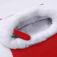 thumbnail image 4 of JIUOU Monogramme Bas de Noël avec Lettres, Bas en Peluche Super Doux Blancs Grands Bas Brodés Bas Lettres Rouges pour Cadeau de Noël, Décoration Personnalisée Classique pour la Famille, 4 of 6