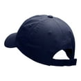 thumbnail image 3 of Teach Embellished Phrase Embroidered Unstructured Cotton Twill Cap - Navy OSFM, 3 of 5