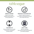 thumbnail image 5 of Tablevogue 30" x 30" Fitted Tablecoth Cover, Multiple Colors and Sizes Available, 5 of 8