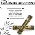 thumbnail image 2 of Natural Masala Incense Sticks By Mystic Spirit 12-Pack Box, 180g Organic Hand-Rolled Agarbatti for Home Fragrance, Celtic Summer Scent, 2 of 7