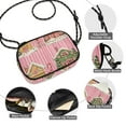 thumbnail image 3 of FORMRS Mini Crossbody Bag for Women Adjustable Rope Shoulder Casual Phone Purse, Pink Christmas House, 3 of 7