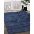 thumbnail image 2 of Ahgly Company Indoor Rectangle Contemporary Azure Blue Abstract Area Rugs, 8' x 10', 2 of 6