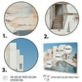 thumbnail image 3 of Designart "Minimalist Passage White Canal Elegance I" Architecture Canvas Art Print, 3 of 5