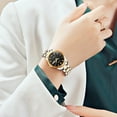 thumbnail image 6 of OLEVS Women Watches Business Dress Female Ladies for Small Wrist Watch Gold Plated Silver Tone Stainless Steel Band Analog Quartz Waterproof Lady Watches, 6 of 11