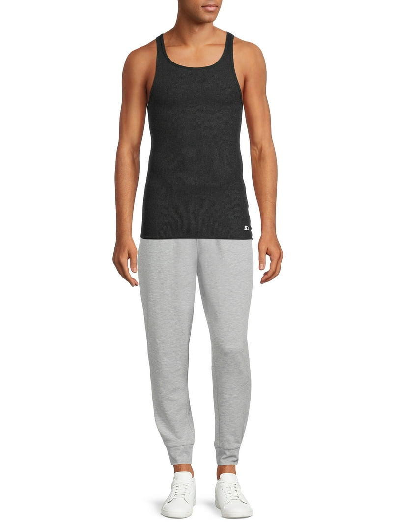 Starter Men's Breathable Tagless Tank Top Under Shirts, 6-Pack