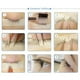thumbnail image 4 of Pestañas Postizas Racimos Pestañas Postizas Naturales Blackest Black Maybelline Peine para cejas de acero inoxidable, mango de madera, cepillo de maquillaje de doble cara, peine(Compre 2 y ahorre 10%), 4 of 9