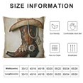 thumbnail image 5 of Pillow Covers Western Cowboy Boots Hat Gun Throw Pillow Covers Cases for Couch Sofa Bed Home Decor, 5 of 5