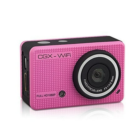 CYCLOPSGEAR CGX1080PNK WIFI SPORTS CAMERA 1080P HD PINK CYCLOPSGEAR CGX1080PNK WIFI SPORTS CAMERA 1080P HD PINK