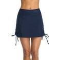 thumbnail image 3 of Attraco Womens Swimmming Skirt Drawstring Skirted Swim Shorts High Waist Tankini Bottoms, 3 of 7