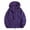 Purple, variant on Horkkom Mens Lightweight Jackets Outdoor Hooded Windbreaker with Pocket Plus Size Zipper Up Jackets