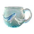 thumbnail image 3 of 11.8oz Sea Glass Wave Mug Whale Mug B Oceans Themed Mugs Handcrafted Sea-Inspired Mug for Tea & Coffee Ocean Lovers Christmas Valentine Gift JASKFLY, 3 of 10