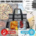 thumbnail image 4 of Bolsa refrigerada para alimentos de gran capacidad para picnic caliente, 4 of 4