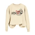 thumbnail image 4 of EHQJNJ Sweat-Shirt Noir à Col Rond pour Femmes, Décontracté, Imprimé, Manches Longues, Pull Graphique, 4 of 4