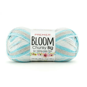 Premier Yarns - Bloom Chunky Big Yarn - Bluebell - 7oz 218yds - 5 Bulky Weight - Acrylic