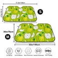 thumbnail image 3 of Balery Green Apple Print Car Windshield Sun Shade,Windshield Sunshade for Car Pickup Truck SUV Accessories-Small, 3 of 7
