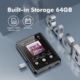thumbnail image 3 of Reproductor MP3 PINHUI 64GB Bluetooth 5.3 2.8" Pantalla táctil, 3 of 8