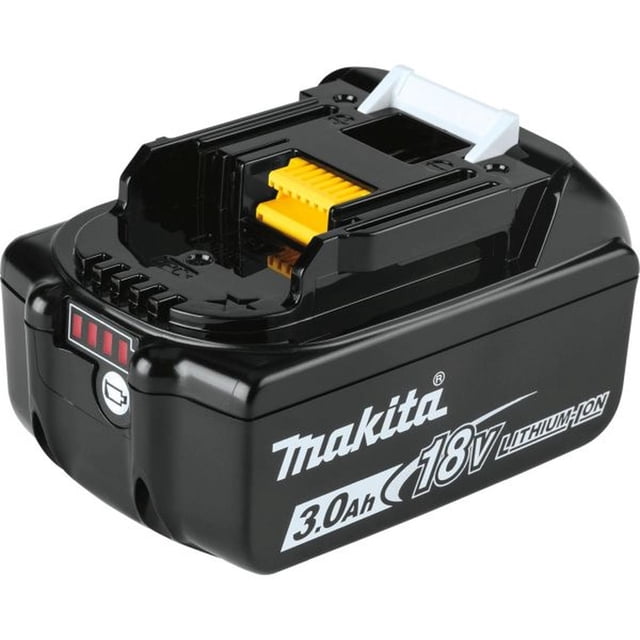 Batería Makita 18V. 3.0 ah con indicador de carga Original. negro Estandar