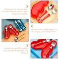 thumbnail image 3 of 1 Set Kids Tableware Silicone Handle Learning Spoon Fork Toddler Eating Tool, 3 of 7