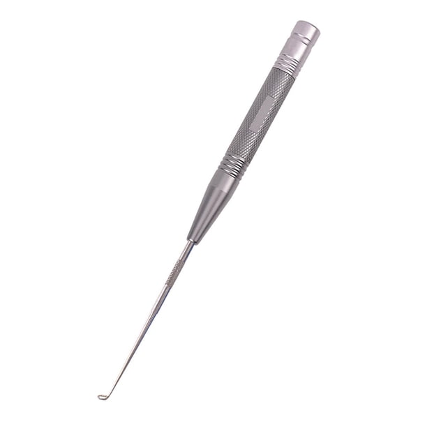Removedor de anzuelos, herramienta separadora de seguridad, dispositivo de aleación de aluminio de desacoplamiento rápido, mango duradero, portátil Gris Sunnimix Removedor de anzuelos de pesca