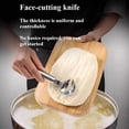 thumbnail image 4 of Stainless Steel Noodle Cutter Tool,Hand Cut Pasta Making Device,Kitchen Dough Cutting Tool Easy Use Hook Storage Durable Cooking Accessory Noodle Maker Tool Homemade Pasta Cutter Kitchen Tool, 4 of 6