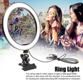 Ring Light with Monitor Clip Laptop Video Conferencing