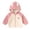 Pink, variant on Kids Toddler 3D Animal Ear Coat Color Block Hooded Zip Jacket for Baby Daily Cute Clothes Green,4-5 Years
