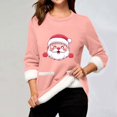 thumbnail image 2 of WEAIXIMIUNG Chandails en Molleton pour Femmes Sans Capuche Manches Longues Col Rond Poche Rembourré Pull Chaud, 2 of 5