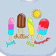 thumbnail image 4 of Inktastic Just Chillin This Summer- popsicles Boys or Girls Baby Bib, 4 of 4
