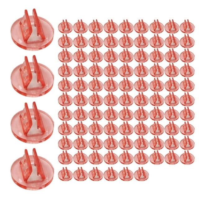 100x soportes para tarjetas de juego, soportes para tarjetas de juego DIY, Clip para tarjetas, Bases en miniatura portátiles, soporte para tarjetas de rojo