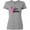 Athletic Heather, variant on Inktastic Breast Cancer Awareness I Support My Grammy with Pink Ribbon Women's T-Shirt