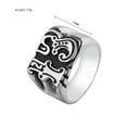 thumbnail image 6 of GKNET Personalized Vintage Number 13 Men's Stainless Steel Rings Delicate Jewelry Sizes 7-13-8-Silver, 6 of 6