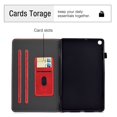 thumbnail image 2 of Dteck Wallet Case For Samsung Galaxy Tab S6 Lite 10.4" P610 (2020 Released) 10.4 inches,Magnetic Folio Retro Leather Card Holder Cover Kickstand Shockproof Protective,Red, 2 of 6