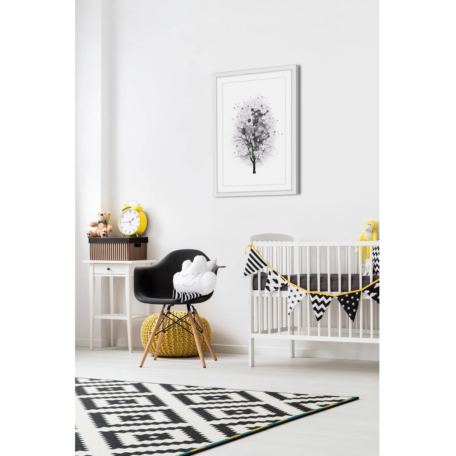 Marmont Hill "Branch Splash" by Katarina Snygg Framed Painting Print