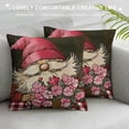 thumbnail image 3 of Creowell Happy Mother Day’s Pillow Covers Mom I Love You Gnome with Flowers Blooming Buffalo Plaid Truck Pillowcase Home Sofa Chair Decor Cushion Case Cover 24x24in, 3 of 5