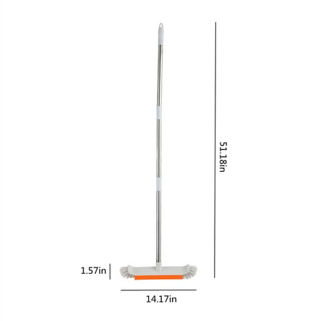

Buodes Floor Scrub Brush With Long Handle 2 In 1 Scrape And Brush Tub And Tile Brush For Cleaning Bathroom Patio Kitchen Wall