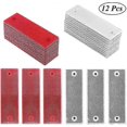 thumbnail image 1 of Plaque d'Avertissement Réfléchissante pour Remorque Plastique Rouge/blanc (2 Couleurs) 12 Pcs, 1 of 5