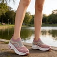 thumbnail image 6 of BERANMEY Women's Slip On Walking Shoes Lightweight Breathable Mesh Sneakers with Arch Support Soft Foam Cushion for Work Casual Comfort Non Slip, 6 of 9
