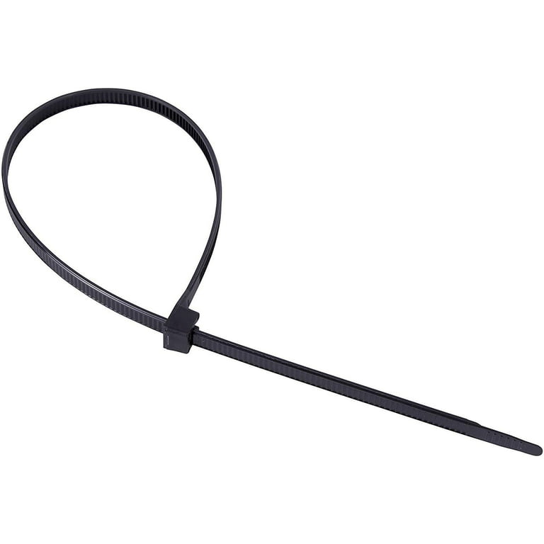 Gardner Bender 5-in Nylon Zip Ties Black with Uv Protection (100-Pack) in  the Cable Zip Ties department at