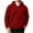 Wine, variant on Chiccall Mens Zip-up Hoodies Long Sleeve Loose Fit Sweatshirts Casual Athletic Solid Jacket for Men