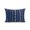 Navy Blue, variant on Outdoor Pillows Waterproof, Modern Simple Lines Bedding Throw Pillows with Insert for Couch Sofa Bed, Rustic Leaf Vertical Stripes Navy Blue 18x18 Inch Pillowcases Decorative Patio Pillow Set of 1