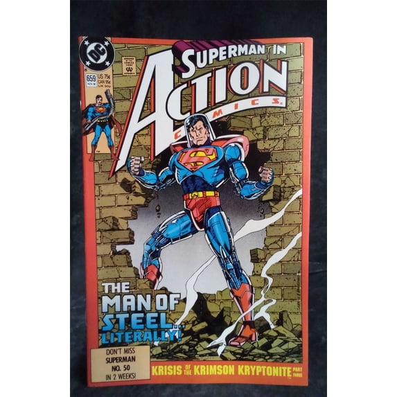 Pre-Owned Action Comics #659 1990 DC Comics Comic Book