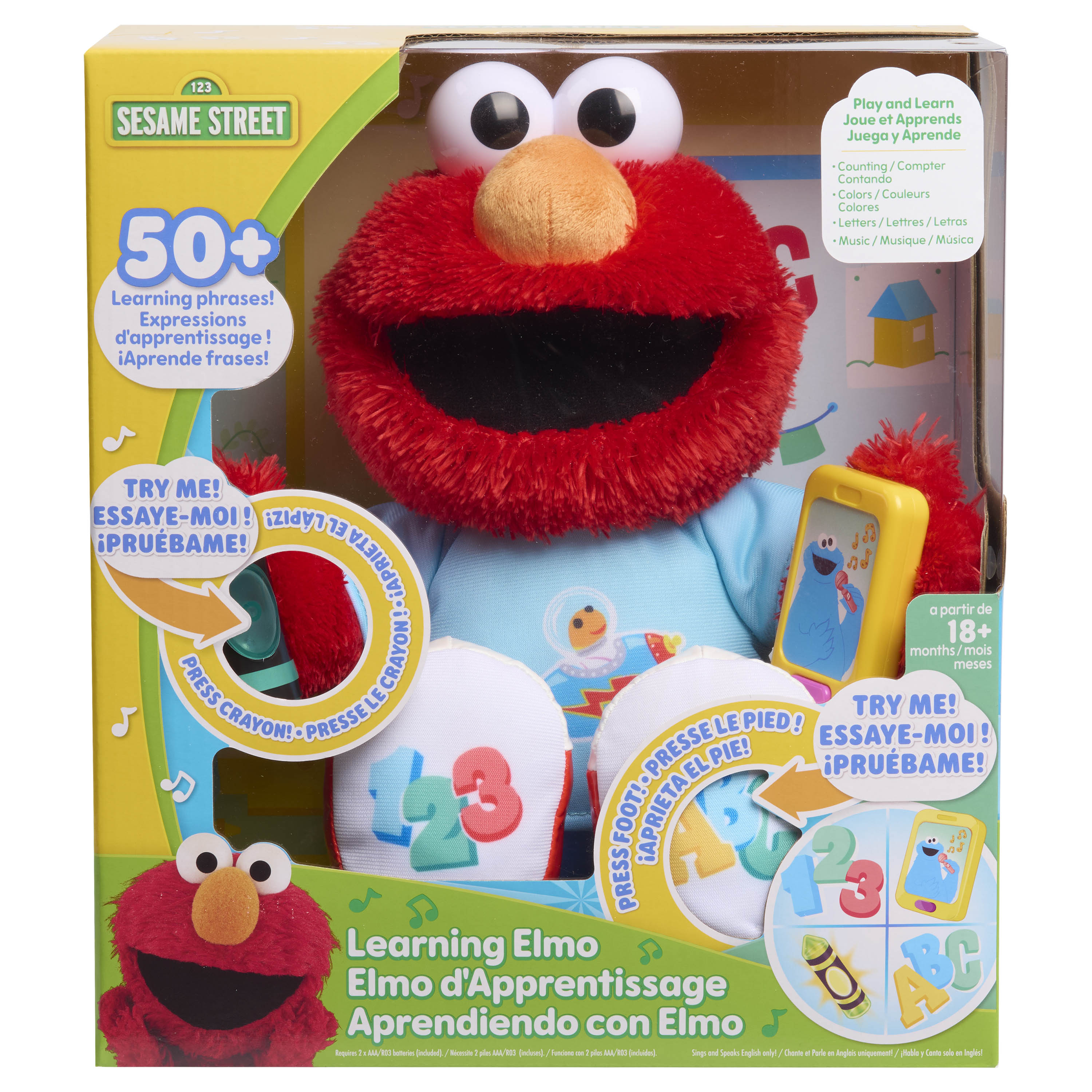Sesame Street Learning Elmo 13-Inch Interactive Plush photo 8