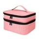 thumbnail image 3 of 2 piezas Estuche de transporte para esmalte de uñas Bolsa Protección del medio ambiente Maquillaje de viaje Rosado azul Yuyangstore Estuche de transporte de esmalte de uñas, 3 of 8