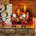 thumbnail image 4 of Santa Doll Christmas Festive Home Desktop Ornament Holiday Party Decoration Statue for Tabletop Display, 4 of 5