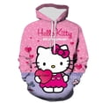 thumbnail image 2 of 3D New Cute KT Cat Casual Hooded Sweatshirt Soft Warm Light  Size （XS-6XL）&(100cm-160cm), 2 of 23