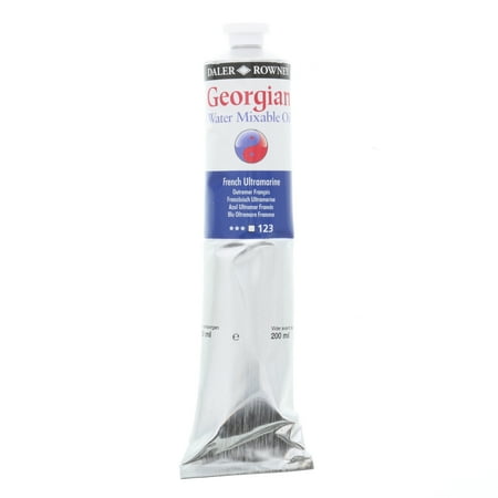 UPC: 5011386097145 | Daler-Rowney Georgian Water Mixable Oil  200ml Tube  French Ultramarine