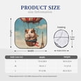 thumbnail image 3 of Sikiie Hot Air Balloon Guinea Pig Print Foldable Car Windshield Sun Visor, Car Window Sunshade Suitable for Sedan, SUV and Truck Car Accessories-Small, 3 of 6