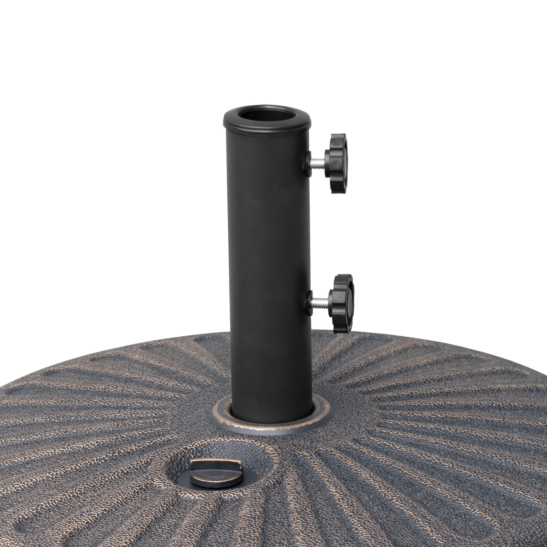 Westin Outdoor Plastic Umbrella Base Weight for Patio Umbrella Water or Sand Fillable, Bronze